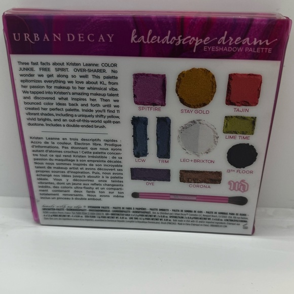 Urban Decay NEW Kristen Leanne Kaleidoscope Dream Eyeshadow Palette Brush Metal - Picture 9 of 11